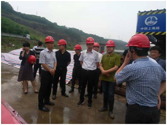 紹興市副市長(zhǎng)丁如興到嵊新污水處理廠二期擴(kuò)建工程檢查指導(dǎo)工作
