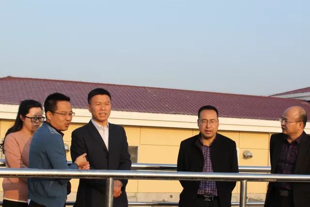 浙江省斷面消劣督察組到公司承建的黃巖江口污水處理廠改擴建工程開展督查工作