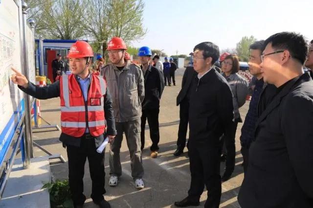 沈陽(yáng)市副市長(zhǎng)于振明調(diào)研考察市政公司承建的沈陽(yáng)西部污水處理廠工程