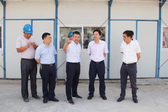 汕頭市副市長(zhǎng)林曉湧一行到潮南污水處理廠檢查指導(dǎo)工作
