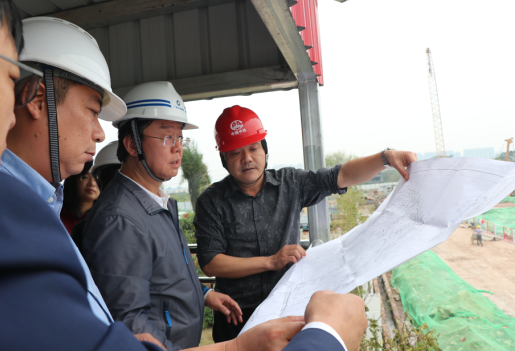 廣州市水務投資集團董事長范瑞威到廣州瀝滘污水處理廠（EPC）項目檢查督導工作